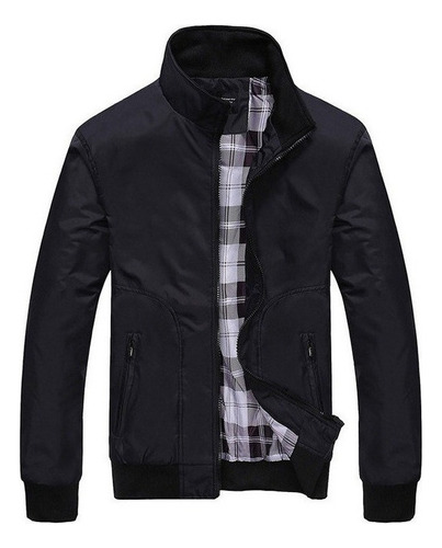 Chaqueta De Invierno Casual Para Hombre Con Cremallera