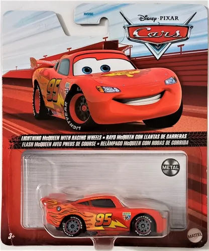 Rayo Mcqueen Llantas De Carreras Cars Metal 2 Disney Pixar
