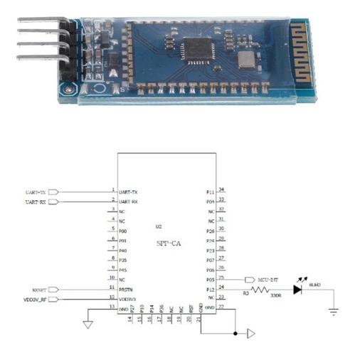 3 Piezas Modulo Bluetooth Hc-06 Para Arduino Raspberry Pic