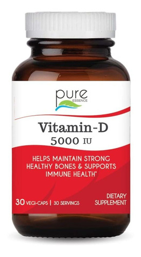 Pure Essence Labs Vitamina D - 5000 Ui De Vitamina D De 100%