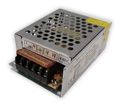 Fuente De Alimentacion Metálica 12v 3a Tiras Led