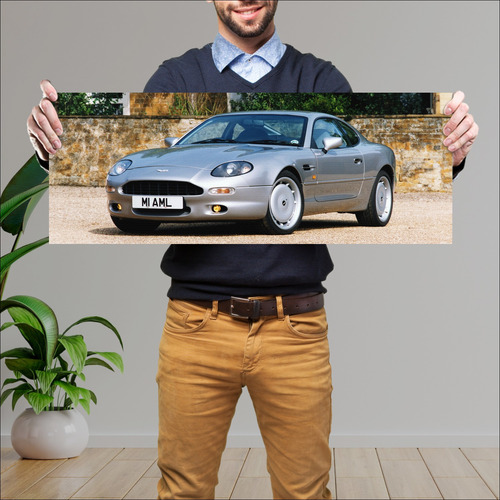 Cuadro 30x80cm Auto 1994 Aston Martin Db7 Uk 398 193