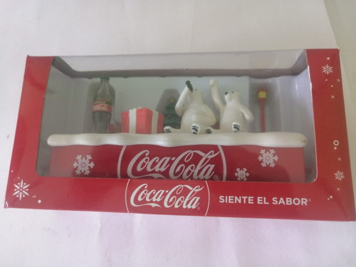 Coca Cola Santa Claus Navidad Set Osos Coleccion Toy (Usado)