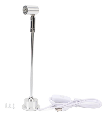 Armario De Pie Usb Led De Aluminio Con Cabezal Ajustable De