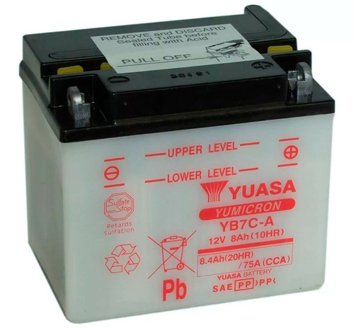 Bateria Yuasa Yb7c A Sin Liquido Fluido Tw 200 - C