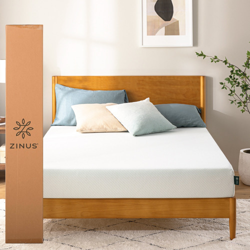 Zinus | Colchón Matrimonial Memory Foam 20 Cm Firmeza Media