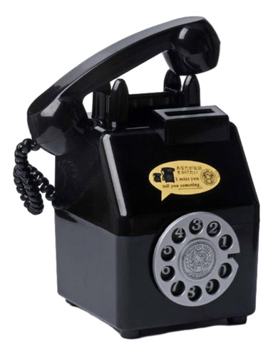 Alcancía De Teléfono Retro, Teléfono Vintage Para Ahorrar Di