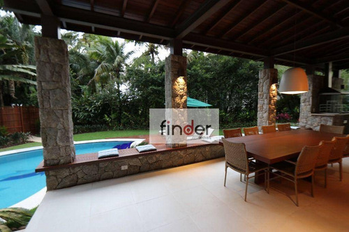 Imagem 21 de 30 de Condomínio Iporanga No Guarujá-sp. Casa À Venda, 397m², Piscina, Área Gourmet, 5 Dormitórios, 3 Suítes E 6 Vagas. A Poucos Passos Da Praia Das Conchas - Ca1029