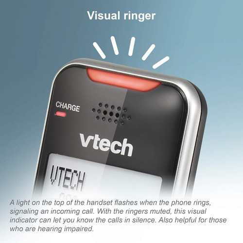 Teléfono Inalámbrico Vtech Vs112-2 Dect 6.0 Bluetooth 2...