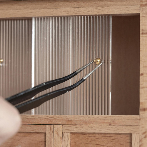 Nova 4 X 8 Uds. Perillas De Puerta De Casa De Muñecas Escala