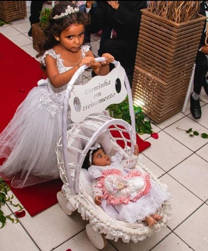 Carrinho Vime Para Bebê Entrar Em Casamento (locação) (Usado)
