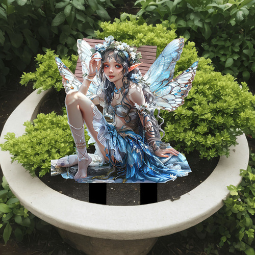 Pila Decorativa De Acrílico Bohemio Para Jardín Con Forma De