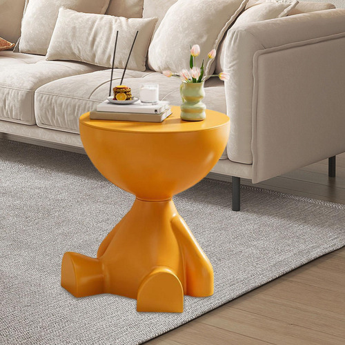 Pequeña Mesa Redonda De La Mesa De Té Regalos Naranja