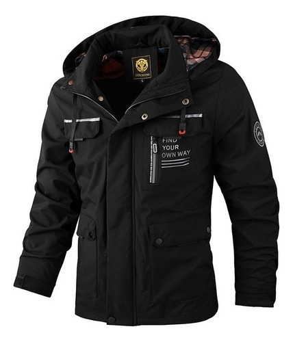 Chamarra Tactica Bomber Abrigo Hombre Chamarra Impermeable