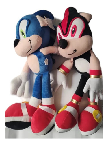 Muñecos Peluches Sonic Shadow 