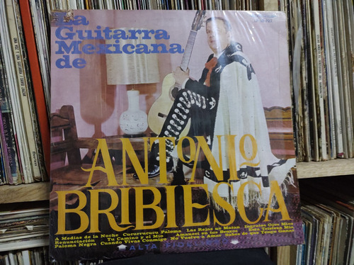 Antonio Bribiesca La Guitarra Mexicana Vinilo Lp Acetato 