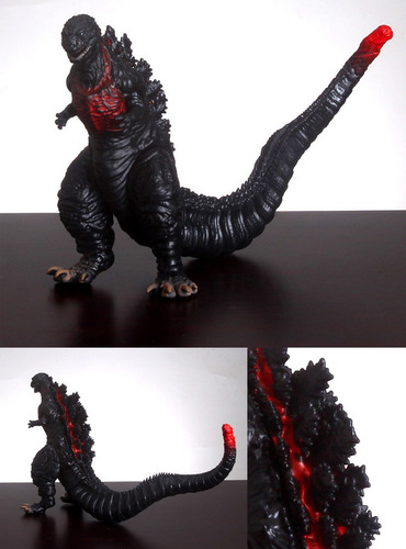 Set Figuras Shin Godzilla 2 Pzas Atomic Blast Gojira 17x28cm