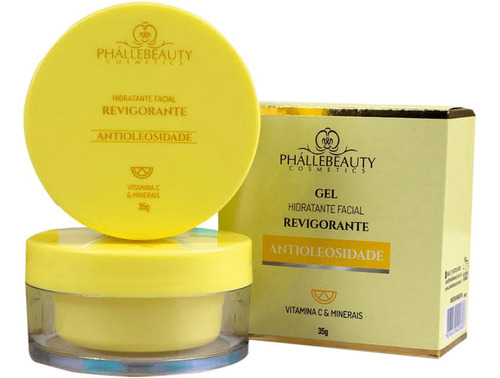 Gel Facial Revigorizante Con Vitamina C Y Minerales 35g