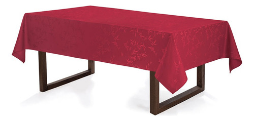 Toalha Mesa Verissimo-160x220 -vermelho Karsten