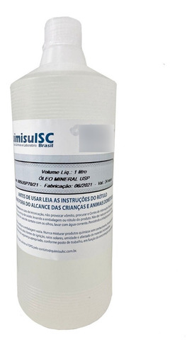 Oleo Mineral Usp Farmaceutico 2 Litros