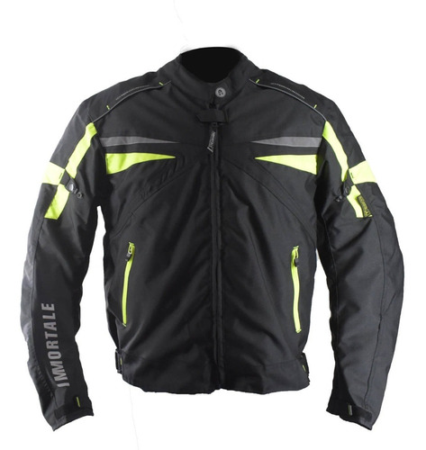 Chamarra Para Moto Immortale Aria Hivis/ Negro At-2127