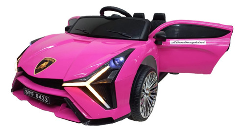 Carro Montable Eléctrico Tipo Lamborghini Para Niña, Usb,aux