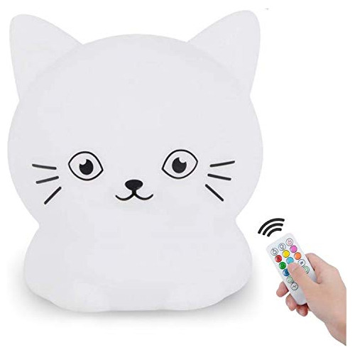 Glinrui Luces Nocturnas De Gatos Para Habitación De Niños, L