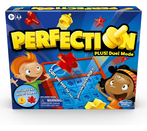 Hasbro Gaming Perfection Game Plus Modo De Duelo Para 2 Juga