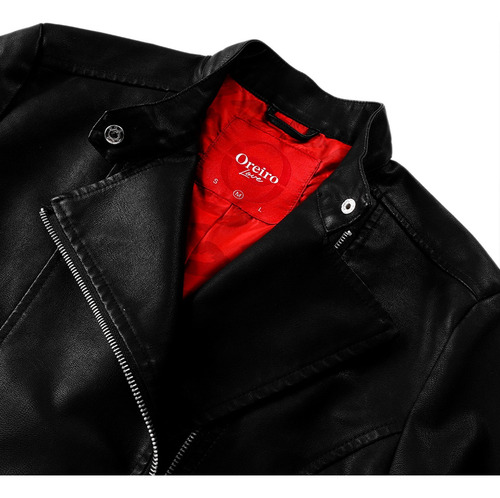 Campera Moto Biker Mujer Rockera Eco Cuero Motera Rocker