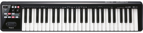 Teclado controlador MIDI USROLAND A49 Bk de 49 teclas