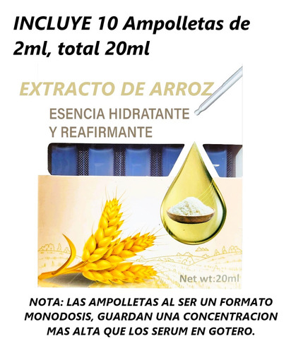 Serum Dosis Concentrada Tratamiento Dermacosmetico