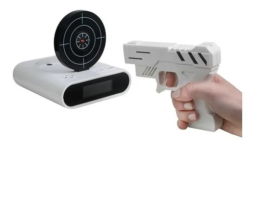 Reloj Despertador Alarma De Disparo De Pistola Meses sin intereses
