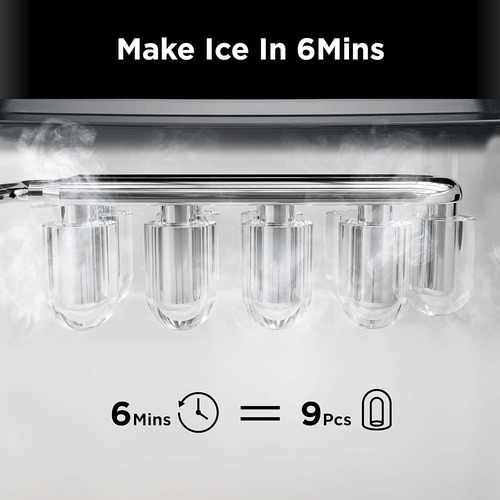 Máquinas De Hielo Silonn, 0,5 Kilos Por Hora, 160 W