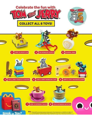 Juguetes Mcdonald's - Tom Y Jerry X2