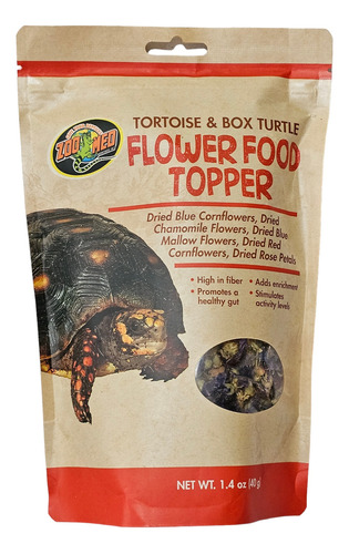 Alimento Para Tortuga Flower Food 40g. Zoo Med Importado!