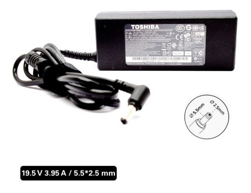 Cargador Toshiba 19v 3.95a Punta5.5*2.5mm 75w Nuevos Inc Iva