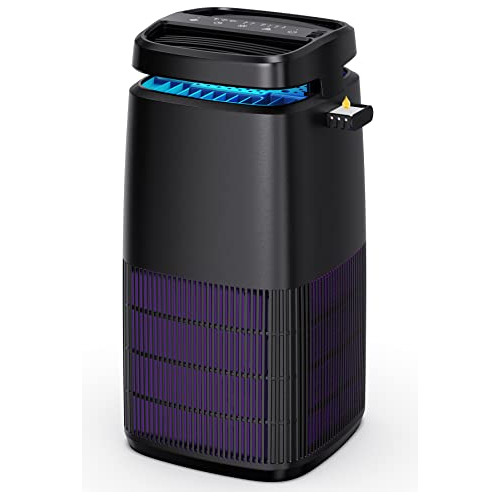 Air Purifier Hepa Air Cleaner For Room Up To 215ft², F...