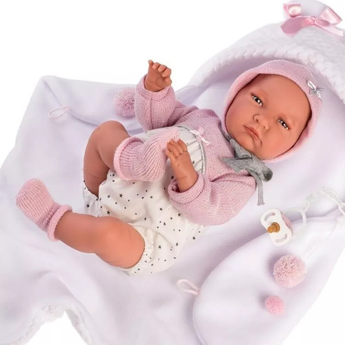 Bebe Real Reborn Recien Nacido Muñeca Llorona De Llorens