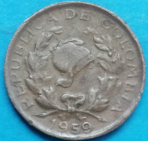 Colombia Moneda 1 Centavo 1959