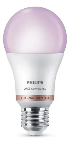 comprar Lampara Led Bulbo Smart Rgb Full Color E27 Wifi Philips Wiz