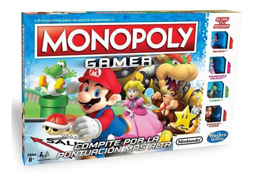 Monopoly Gamer Super Mario Bros Español Entrega Inmediata