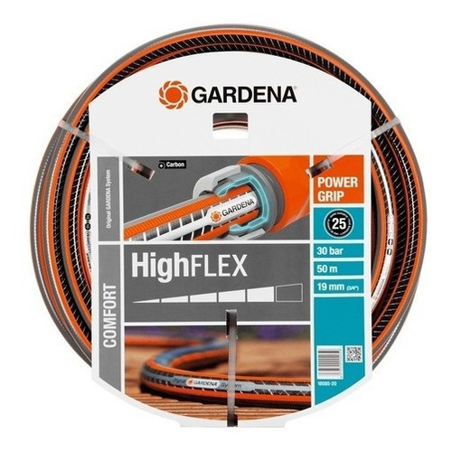 Manguera High Flex 3/4 X 50 M Gardena Color Gris