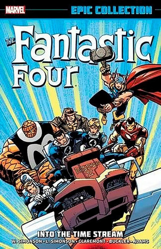Quarteto Fantastico: No Fluxo Do Tempo Marvel Epic Collecti, De Louise Simonson. Editora Panini, Capa Mole Em Português