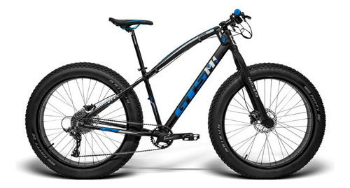 Bicicleta Fat Bike Aro 26 Freio Hidráulico 9v Gts Trail Cor Azul Tamanho Do Quadro 20