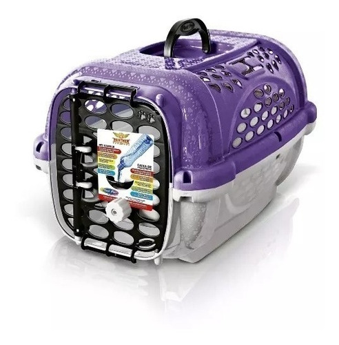 Transportadora Plast Pet Perro Gato Panther 4