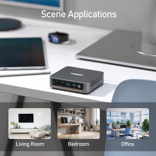 Wi-6 Mini Pc N95, Micro Pc 8gb Ram 256gb M.2 Ssd, Intel Alde