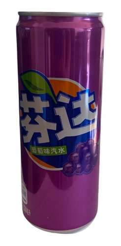 Bebida Con Gas Fanta 330 Ml Sabor Uva - Origen China