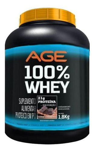 100% Whey - Age - (1800g) Sabor Chocolate