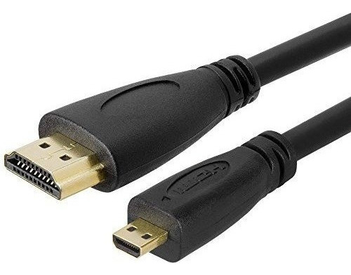 Cmple - Micro-hdmi (tipo D) A Hdmi (tipo A) Cable Negro