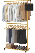 Comprar Perchero De Ropa De Doble Barra Sywhitta, Perchero Para Ropa